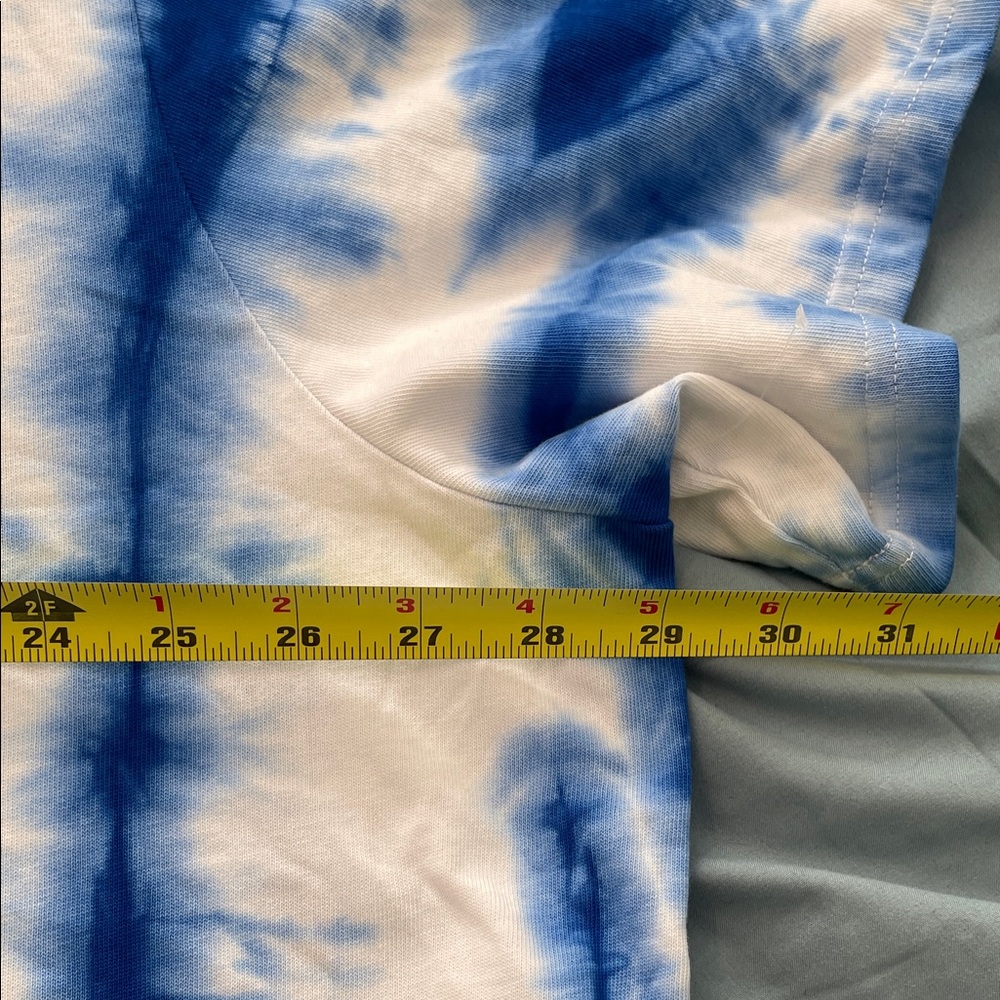 Disney Lady and the Tramp Tie-Dye Tee - Blue & White 2X New without Tags - Picture 8 of 11